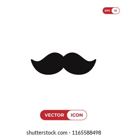 Mustache vector icon