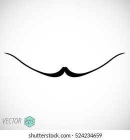 mustache - vector icon