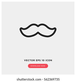Mustache vector icon