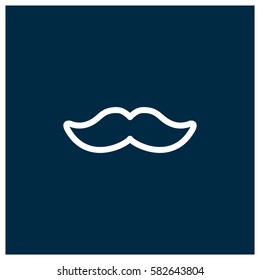 Mustache vector icon