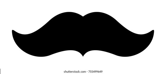 Mustache vector icon