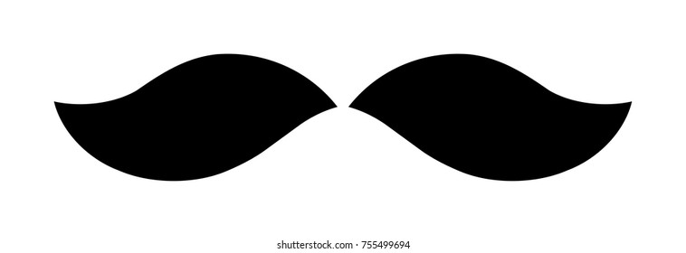 Mustache vector icon