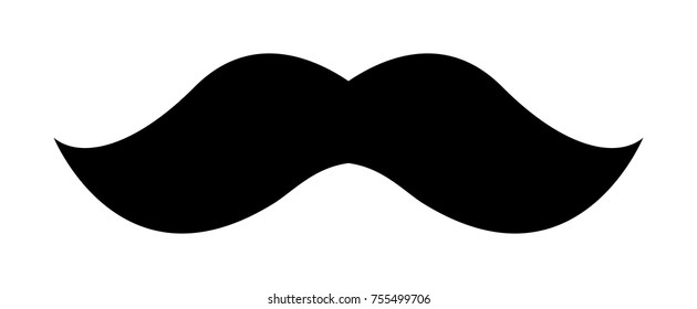 Mustache vector icon