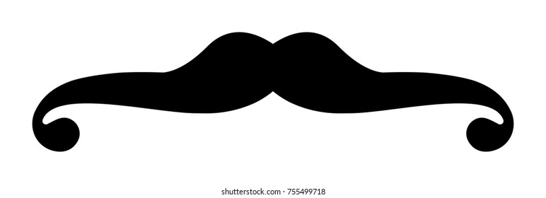 Mustache vector icon