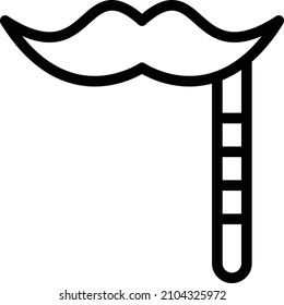 Mustache Vector Icon Design Illustration