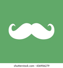 Mustache vector icon illustration