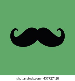 Mustache vector icon illustration