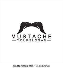 Mustache Vector icono plantilla de diseño 