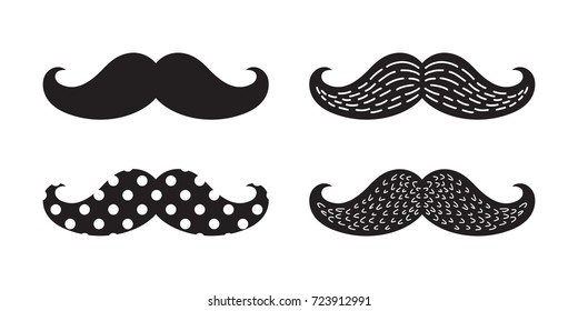mustache vector illustration doodle