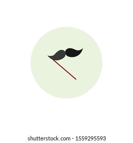mustache vector illustration simple clip art