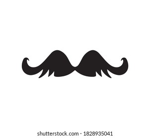 Mustache vector. A simple item, a mustache for men's design.