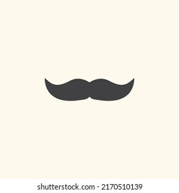 vector de bigote para presentación de iconos de símbolo del sitio web