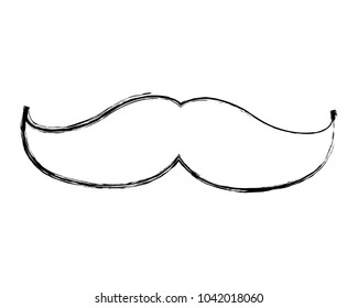 mustache vintage trend hipster style