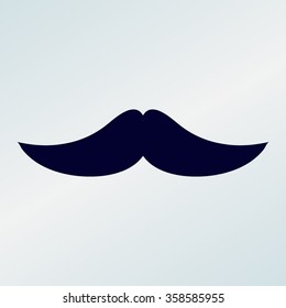 Mustaches icons set