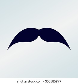 Mustaches icons set