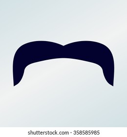 Mustaches icons set