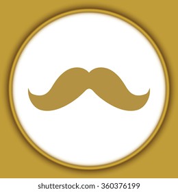 Mustaches icons set