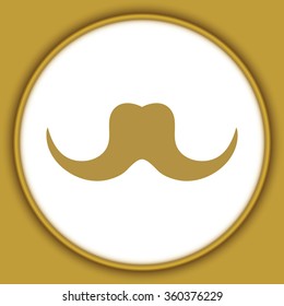 Mustaches icons set
