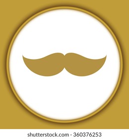 Mustaches icons set