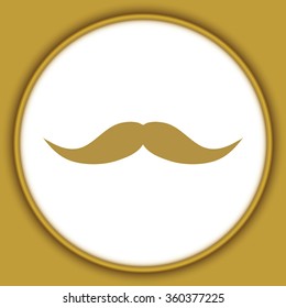 Mustaches icons set