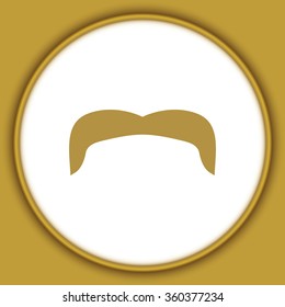 Mustaches icons set