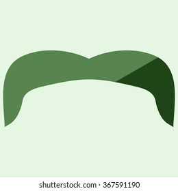 Mustaches icons set
