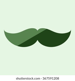 Mustaches icons set