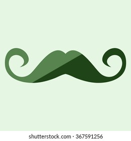 Mustaches icons set