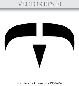 Mustaches icons set