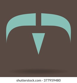 Mustaches icons set