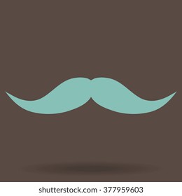 Mustaches icons set
