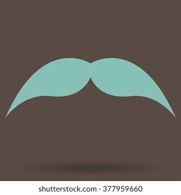 Mustaches icons set