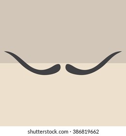 Mustaches icons set