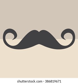 Mustaches icons set