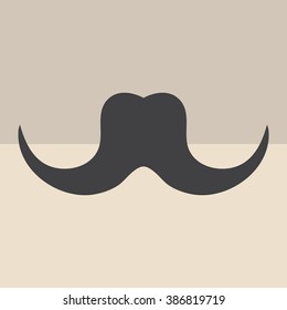 Mustaches icons set