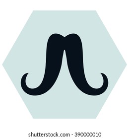 Mustaches icons set