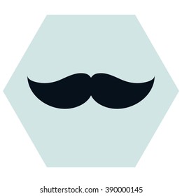Mustaches icons set