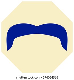 Mustaches icons set