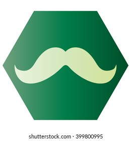 Mustaches icons set