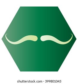 Mustaches icons set