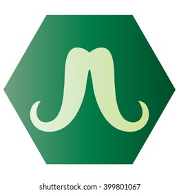 Mustaches icons set