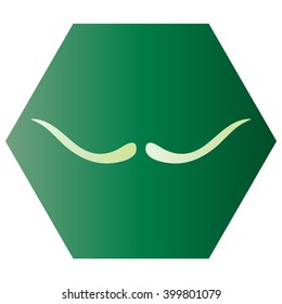 Mustaches icons set