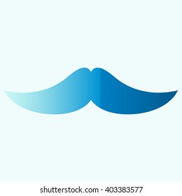 Mustaches icons set