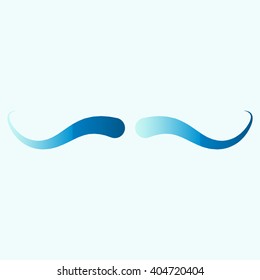 Mustaches icons set
