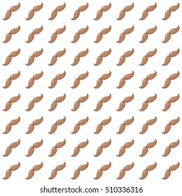 Mustaches seamless pattern. For Father s Day. EPS 10 vector file included