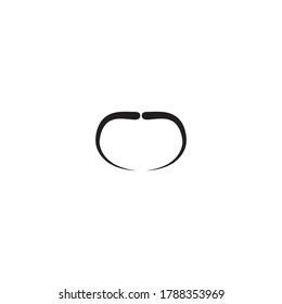 mustaches vector design ilustration templat

