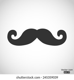 mustaches vector icon