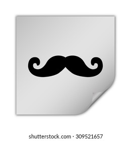 mustaches vector icon