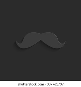 mustaches - vector icon