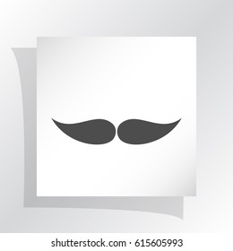 mustaches vector icon